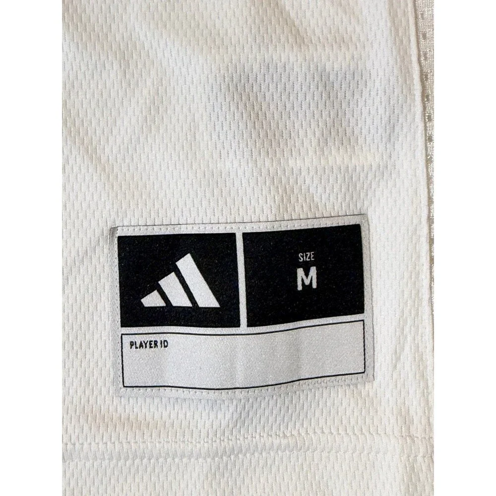 Adidas Miami Hurricanes #1 Swingman Basketball Jersey White Men’s M NWT